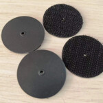 Hook and loop backed other material